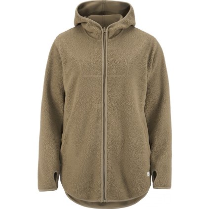 Dámská fleecová mikina CRAFT Join Pile Fleece FZ Hood - béžová (Velikost XS)