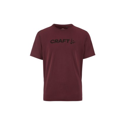 Pánské funkční triko CRAFT Essence Logo 2 - červená (Velikost XS)