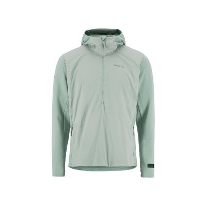 Pánská bunda CRAFT SubZ Light Hood Sweater - zelená (Velikost S)