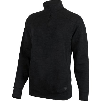 Dámská merino mikina LASTING Amira černá (Velikost S)