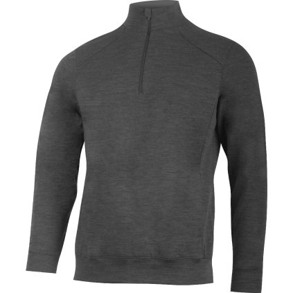 Pánská merino mikina LASTING Amir šedá (Velikost M)