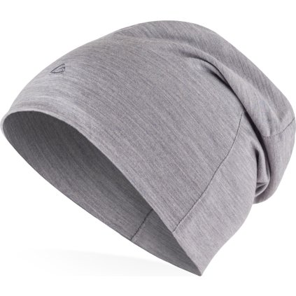 Unisex merino čepice LASTING Boly šedá (Velikost S/M)