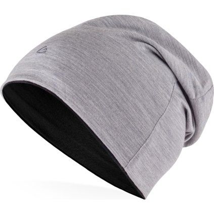 Unisex merino čepice LASTING Boly šedá (Velikost L/XL)