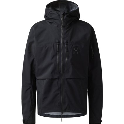 Pánská outdoorová bunda Haglöfs Spitz GTX PRO - černá (Velikost S)