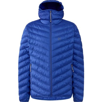 Pánská prošívaná bunda Haglöfs Sarna Mimic hood - modrá (Velikost S)