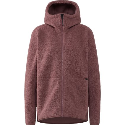 Dámská fleecová mikina Haglöfs  Funäs Pile Hood - růžová (Velikost XS)