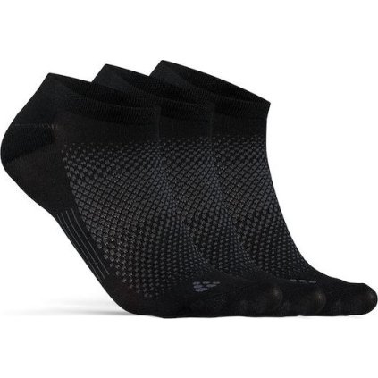 Funkční tenké ponožky CRAFT CORE Dry Footies 3-pack - černá (Velikost 34-36)