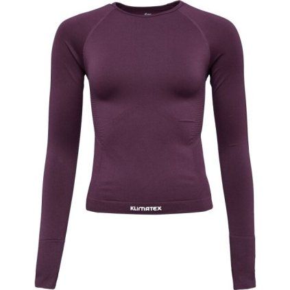 Dámské bezešvé triko KLIMATEX Meya fialová (Velikost L/XL)