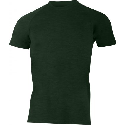 Pánské merino triko LASTING Carlos zelené (Velikost M)