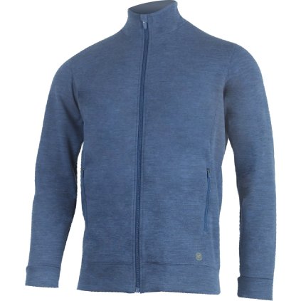 Pánská merino mikina LASTING Artur modrá (Velikost S)