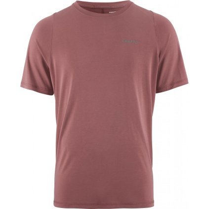 Pánské sportovní triko CRAFT CORE Essence Bi-blend SS - červená (Velikost S)