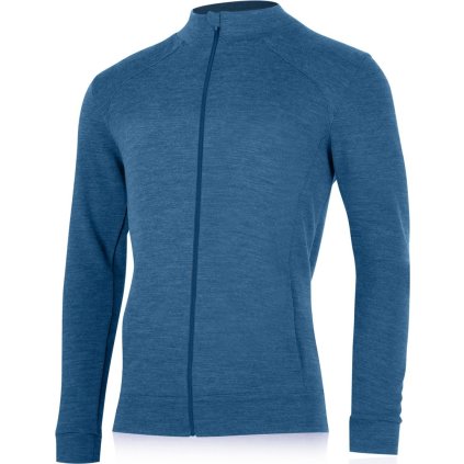 Pánská merino mikina LASTING Sarmin modrá (Velikost XXL)