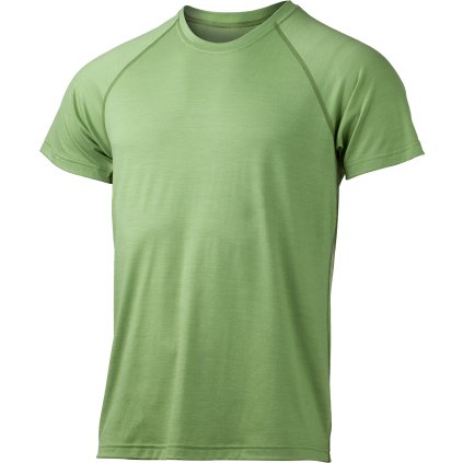 Pánské merino triko LASTING Quido zelené (Velikost L)