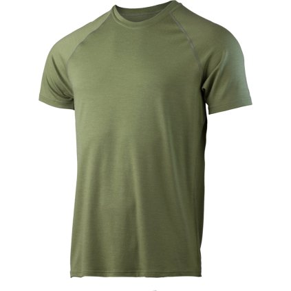 Pánské merino triko LASTING Quido zelené (Velikost S)