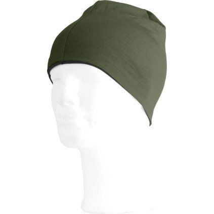 Unisex merino čepice LASTING Bony zeleno černá (Velikost S/M)