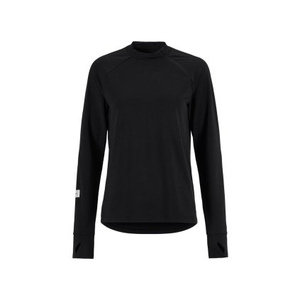 Dámské běžecké triko CRAFT SubZ Zip Jersey - černá (Velikost XS)