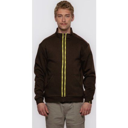 Pánský bavlněný bomber HUSKY Abo M hnědý (Velikost XXXL)