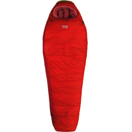 Lehký péřový spacák PINGUIN Lava 250 červený (Barva Red, Zip Levá, Velikost 185)