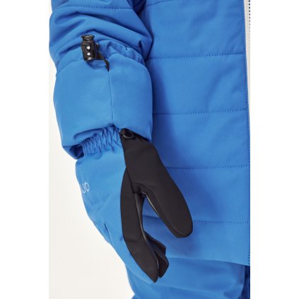 Dětské zimní rukavice UNUO prstové Ski, Sytě modrá (Velikost S, Věk 2-4 roky)
