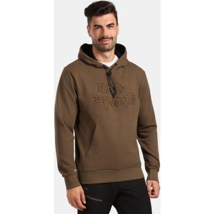 Pánská bavlněná mikina KILPI Tomar Khaki (Velikost XXL)