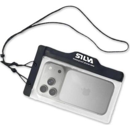 Voděodolný obal SILVA na telefon větší - černá (Velikost UNI)