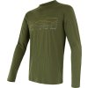 Pánské termo tričko SENSOR Merino active pt track zelená (Velikost XXL, Barva zelená)