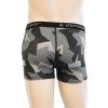 Pánské termo boxerky SENSOR Merino impress šedá (Velikost S, Barva černá)