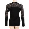 Dámské termo tričko SENSOR Merino impress černá (Velikost M, Barva černá)