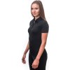 Dámské termo polo triko SENSOR Merino active polo černá (Velikost XL, Barva černá)