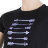 Dámské merino tričko SENSOR Merino active pt arrows černá (Velikost S, Barva černá)
