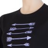 Dámské termo tričko SENSOR Merino active pt arrows černá (Velikost M, Barva černá)