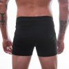 Pánské merino boxerky SENSOR df černá (Velikost L, Barva černá)