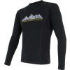 Pánské merino tričko SENSOR df adventure černá (Velikost L, Barva černá)