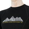 Pánské merino tričko SENSOR df adventure černá (Velikost L, Barva černá)