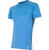 Pánské merino tričko SENSOR active modrá (Velikost XL, Barva modrá)