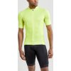 Pánský cyklodres CRAFT Core Essence Tight žlutý (Velikost S)