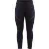 Dámské zateplené softshellové kalhoty CRAFT Core Glide Wind Tights černé (Velikost XS)