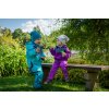 Batolecí softshellové kalhoty s fleecem UNUO, Černá (Velikost 74/80)