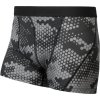 Pánské merino boxerky SENSOR Impress černá/honeycomb (Velikost S, Barva černá)