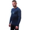 Pánské termo tričko SENSOR Merino Df Camp deep blue (Velikost XL, Barva modrá)