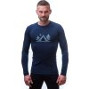 Pánské termo tričko SENSOR Merino Df Camp deep blue (Velikost XL, Barva modrá)