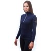 Dámská mikina SENSOR Merino Upper deep blue (Velikost S, Barva modrá)