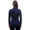 Dámská mikina SENSOR Merino Upper deep blue (Velikost S, Barva modrá)