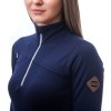 Dámská mikina SENSOR Merino Upper deep blue (Velikost S, Barva modrá)