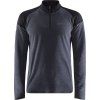 Pánský hřejivý polorolák CRAFT Core Edge Thermal šedý (Velikost S)