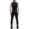 Pánské zateplené cyklokalhoty CRAFT Core Subz Wind Bib černé (Velikost S)