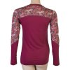 Dámské termo tričko SENSOR Merino Impress lilla/feather (Velikost M, Barva fialová)