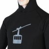 Pánská termo mikina SENSOR Merino Upper Gondola černá (Velikost L, Barva černá)