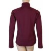 Dámská mikina SENSOR Merino Upper celozip port red (Velikost S, Barva červená)