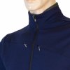 Pánská termo mikina SENSOR Merino Upper deep blue (Velikost S, Barva modrá)